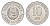 КНДР (Северная Корея) 10 чон 1959 без звезд на реверсе KM 3 алюминий UNC 4659-1124