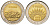Аргентина 1 песо 2010 200 лет Аргентине - вулкан Аконкагуа KM 157 биметалл UNC 4620-637
