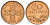 Португалия 20 сентаво 1974 KM 595 бронза UNC 4151-1022