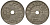 Испания 25 сентимо 1937 год тип KM 753 медно-никель 1522-423