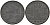 Бельгия 1 франк 1942 Belgique - Belgie, Леопольд III (1934-1947), германская оккупация, Вторая мировая война KM 127 цинк 4161-432