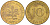 ФРГ 10 пфеннигов 1979 J KM 106 сталь плакированная латунью 4571-544