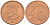 Финляндия 2 евроцента 2000  KM 99 сталь плакированная медью  UNC  4564-356