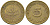 ФРГ 5 ПФЕННИГОВ 1950 J KM 107, J. 382 сталь плакированная латунью 116-261