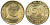 Перу 50 сентимо 1988 Мигель Грау Семинарио KM 295 латунь aUNC 4605-417