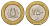 Иран 250 риалов 1994 SH 1373 KM 1262 биметалл UNC 4624-853