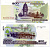 Камбоджа 100 риэлей 2001 памятник независимости, школа Pick 53а бумага UNC (пресс) 7548-5-3-2