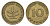 ФРГ 10 пфеннигов 1950 D KM 108, J.383 сталь плакированная латунью 206-267