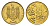 Молдавия (Молдова) 50 бань (бани) 2005 KM 10 сталь плакированная латунью UNC 4694-1117
