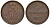Брауншвейг-Каленберг-Ганновер 2 пфеннига 1854 B, Георг V (1851-1866) KM 217,aKS 152, J. 84 медь 4142-236