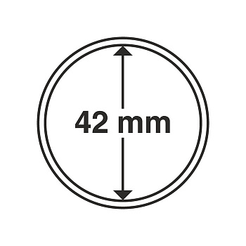 Капсулы круглые – 42 мм, упаковка 10 шт. Leuchtturm. 318006