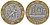 Франция 10 франков 1988 тип Гений Бастилии KM 964.1, Le Frank 375.2 биметалл 45-532