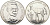 Заир 5 заиров 1975 Окапи Джонстона KM 10 серебро UNC 1091-6-41