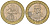 Чили 100 песо 2011 So KM 236 биметалл 4620-536
