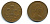 Великобритания 2 пенса 1971 Елизавета II (1952-2022) КМ 916, Spink 4235 (C1) бронза 4110-555