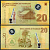 Никарагуа 20 кордоба 2007 Пало де Майо, танец Pick 207 b пластик UNC (пресс) 447-96-1