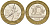 Франция 10 франков 1989 тип гений Бастилии KM 964.1, Le Franc 375.3 биметалл  4573-1021