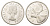Канада 25 центов 1959 Елизавета II (1952-2022), олень KM 52 серебро UNC 4622-831