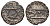 Марокко 2 фалуша 1852 AH 1268 C 126a бронза 1518-1622