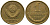 СССР 1 копейка 1988 Y 126a, Schon 75a латунь 4564-1011