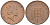 Великобритания 1 пенни 1996 Елизавета II (1952-2022) KM 935a, Spink 4391 (B4) сталь плакированная медью 4609-537