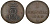 Ганновер 1 пфенниг 1840 A, Эрнст Август (1837-1851) KM 173.1, AKS 126, J. 54 медь 72-1039