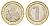 Болгария 1 лев 2002 святой Иоанн Рыльский, год-тип KM 254 биметалл UNC 4652-757