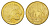 Эфиопия 10 сантимов 2012 KM 45.3 сталь плакированная латунью UNC 4544-1256