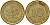 ФРГ 10 пфеннигов 1984 F J. 383, KM 108 сталь плакированная латунью    4603-532