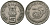 Индия 5 рупий 1995 50 лет ООН KM 156 медно-никель 95-557