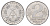 ГДР 2 марки 1957 A KM 14 алюминий 3856-632