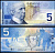 Канада 5 долларов 2002 (2001) Pick 101 a бумага UNC (пресс) 8602-43-2-2