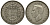 Новая Зеландия 1/2 кроны 1946 Георг VI (1936-1952) KM 11 серебро 272-1122