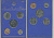 Бельгия набор из 5 монет 1974 BELGIQUE, в картонном буклете KM SS 10   UNC  00-00