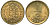 Перу 1/2 соля 1976 KM 265 латунь aUNC 4189-945