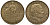 Монако 10 сантимов 1975 Ренье III (1949-2005) KM 142 алюминиевая бронза 113-817