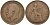 Великобритания 1 пенни 1920 Георг V (1910-1936) KM 810, Spink 4051 бронза 4572-1242