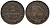 ФРАНЦИЯ 2 САНТИМА 1883 А KM 827.1 бронза 66-135
