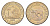 Либерия 5 центов 1972  KM 14 медно-никель  UNC 4643-645
