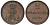 Ганновер 2 пфеннига 1847 B, Эрнст Август (1837-1851) KM 202.1, AKS 124, J. 75 медь 75-1846