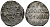 Русское Царство денга 1547-1584 Иван IV Васильевич, Московский  монетный двор, 0,34 ГР ГиК №57 серебро 262-1419