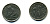 БЕЛЬГИЯ 1 ФРАНК 1922 BELGIE KM 90 никель 58-1223