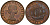 Великобритания 1/2 пенни 1965 Елизавета II (1952-2022) KM 896, Spink 4158 бронза 4159-755