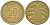 ГЕРМАНИЯ 10 РЕНTЕНПФЕННИГОВ 1924 A KM 33, J. 309, Weege 8 алюминиевая бронза 210-331