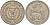 Кипр 100 милсов 1973 европейский муфлон KM 42 медно-никель 4111-422