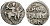 ВЕЛИКОЕ КНЯЖЕСТВО МОСКОВСКОЕ ДЕНГА 1535 - 1547 ИВАН IV ВАСИЛЬЕВИЧ, МОСКОВСКИЙ МОНЕТНЫЙ ДВОР, 0,34 ГР ГиК №48 серебро 262-1031