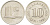 Малайзия 10 сенов 1981 здание Парламента KM 3 медно-никель UNC 3851-1054