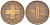 ШВЕЙЦАРИЯ 1 РАППЕН 1956 В KM 46 бронза 4532-333