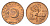 Турция 5 курушей 1971 KM 890.2 бронза UNC 4674-1027