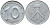 ГДР 10 пфеннигов 1952 E КМ 7 алюминий 261-334